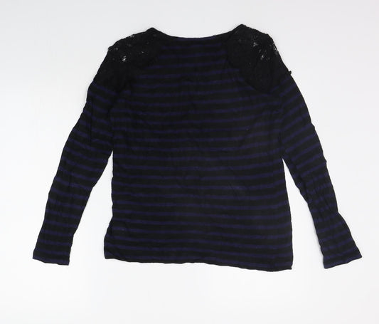 Womens UK Size S Gap Blue Basic T-Shirt