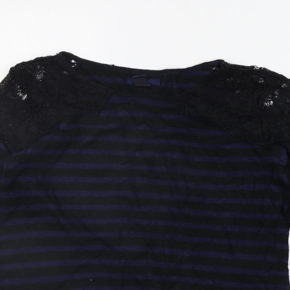 Womens UK Size S Gap Blue Basic T-Shirt