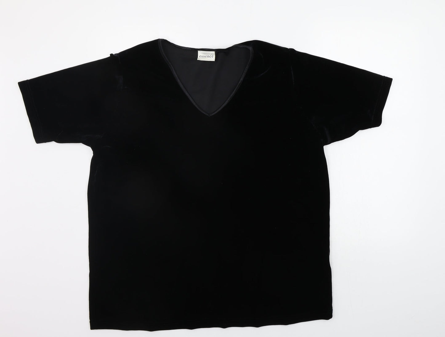 Womens UK Size 20 essence Black Pullover Jumper