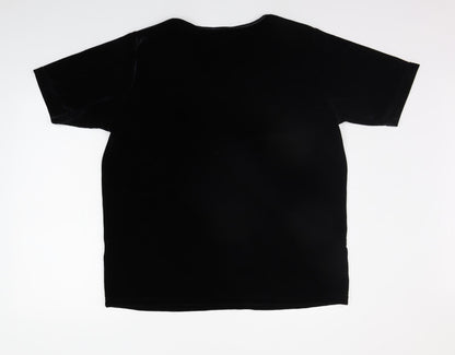 Womens UK Size 20 essence Black Pullover Jumper