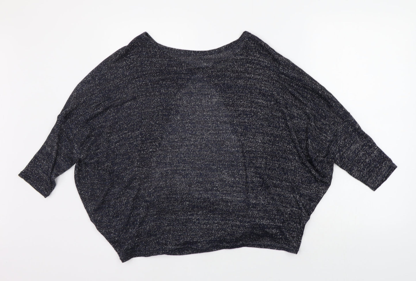 Womens UK Size 8 River Island Blue Basic T-Shirt