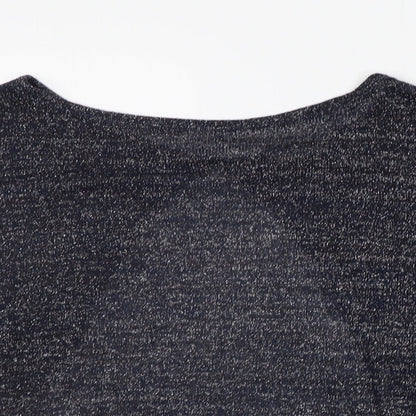 Womens UK Size 8 River Island Blue Basic T-Shirt