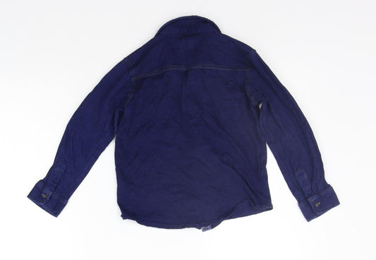 NEXT Girls Blue   Basic Polo Size 5-6 Years