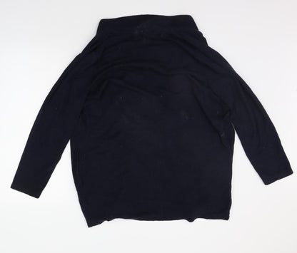 Womens UK Size 14 Marks and Spencer Blue Cardigan Jumper