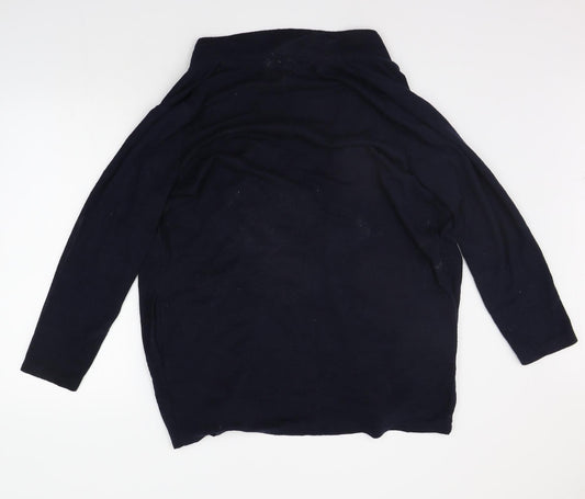 Womens UK Size 14 Marks and Spencer Blue Cardigan Jumper