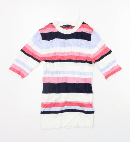 Womens UK Size 8 Marks and Spencer Multicoloured Pullover Jumper