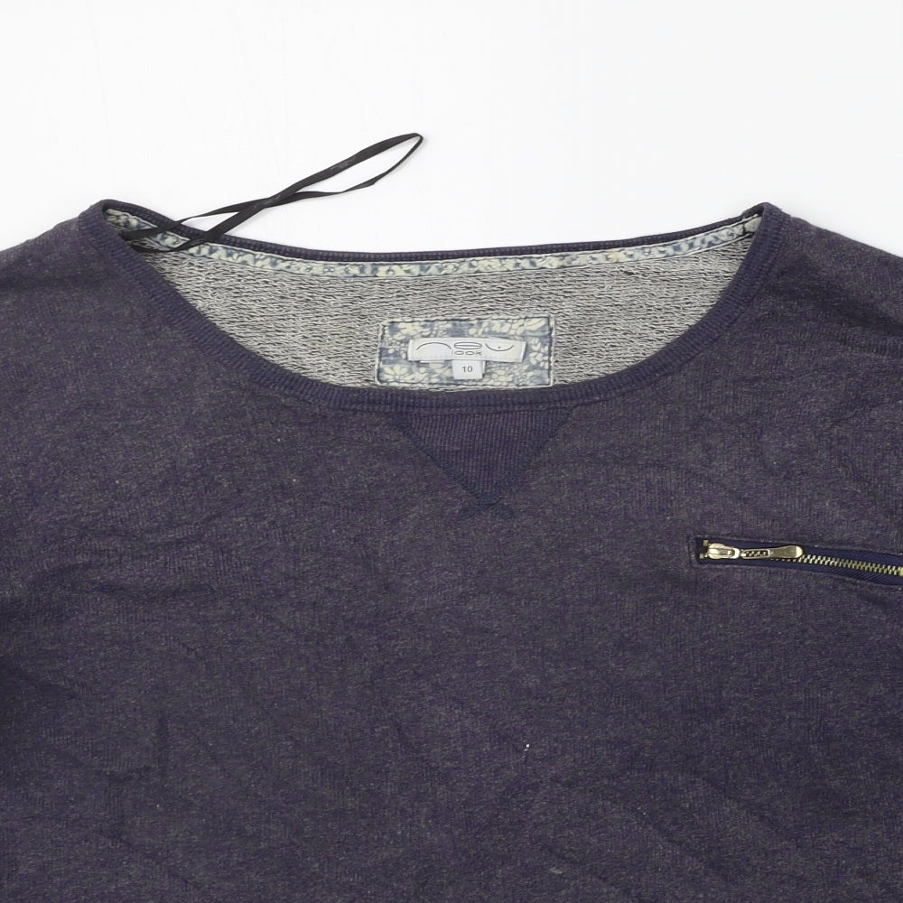 Womens UK Size 10 New Look Grey Pullover Jumper