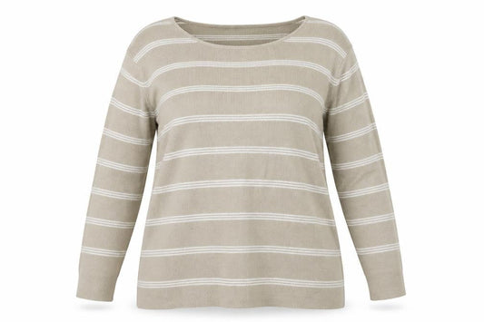 Womens UK Size 16 Berkertex Beige Pullover Jumper