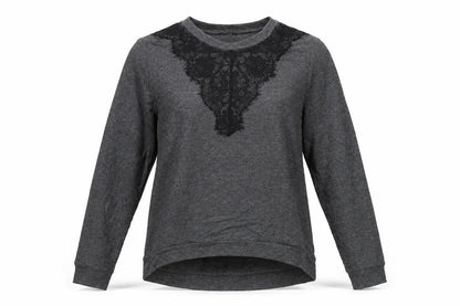 Gypsy Heart Womens Grey   Pullover Jumper Size M