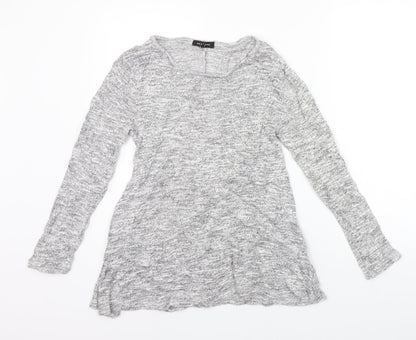 New Look Womens Grey   Jumper Dress  Size 8