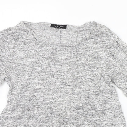 New Look Womens Grey   Jumper Dress  Size 8