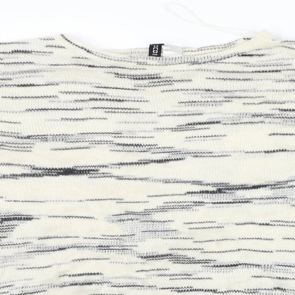 Womens UK Size L Divided Beige Pullover Jumper