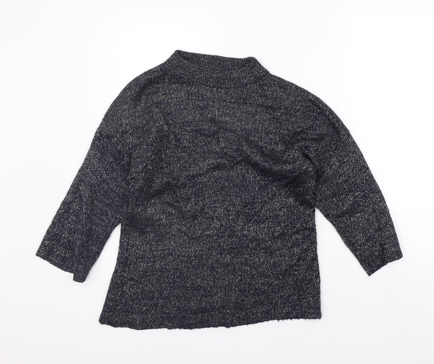 Womens UK Size 10 Warehouse Blue Pullover Jumper