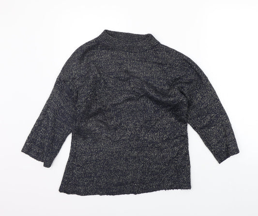 Womens UK Size 10 Warehouse Blue Pullover Jumper