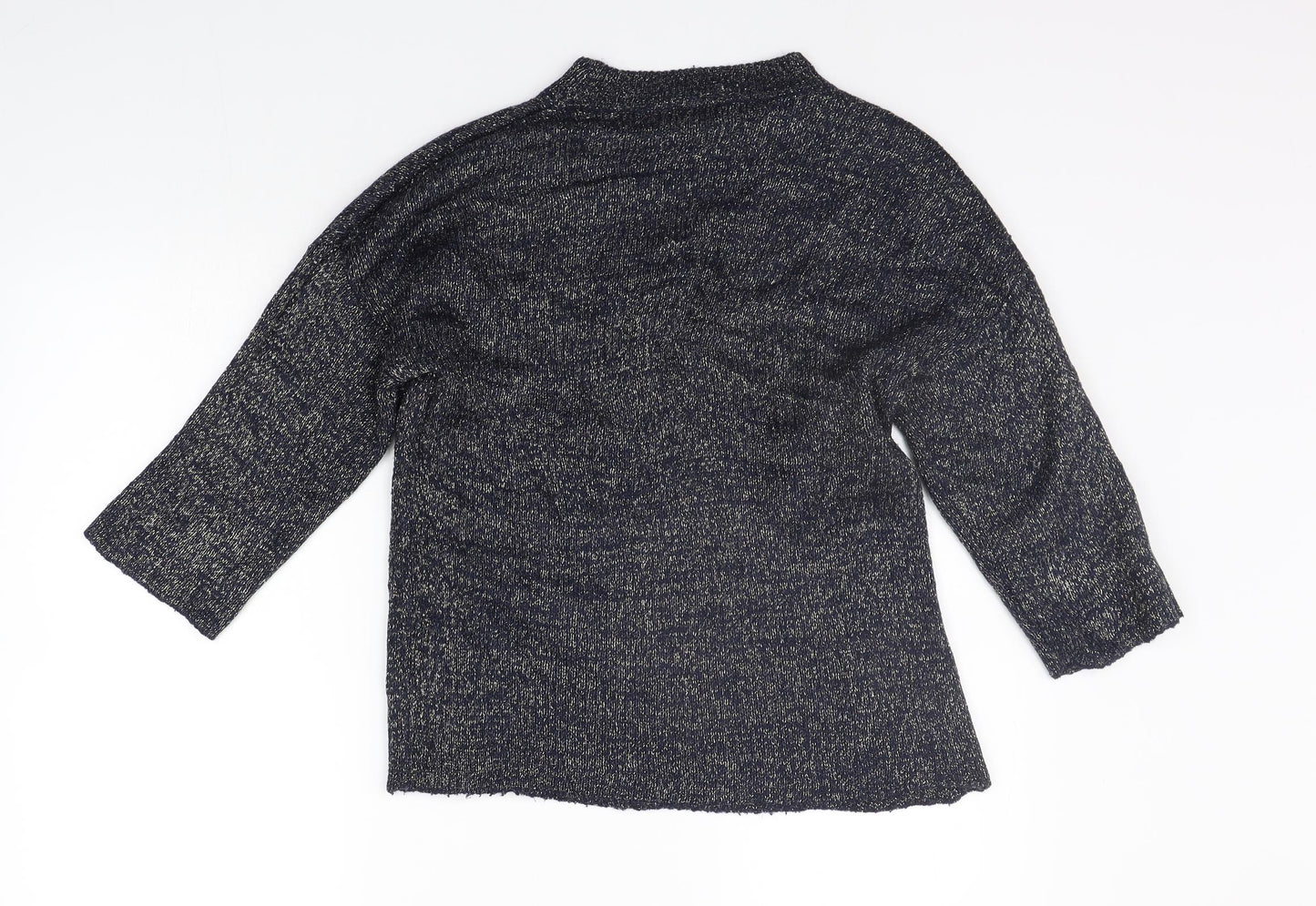 Womens UK Size 10 Warehouse Blue Pullover Jumper