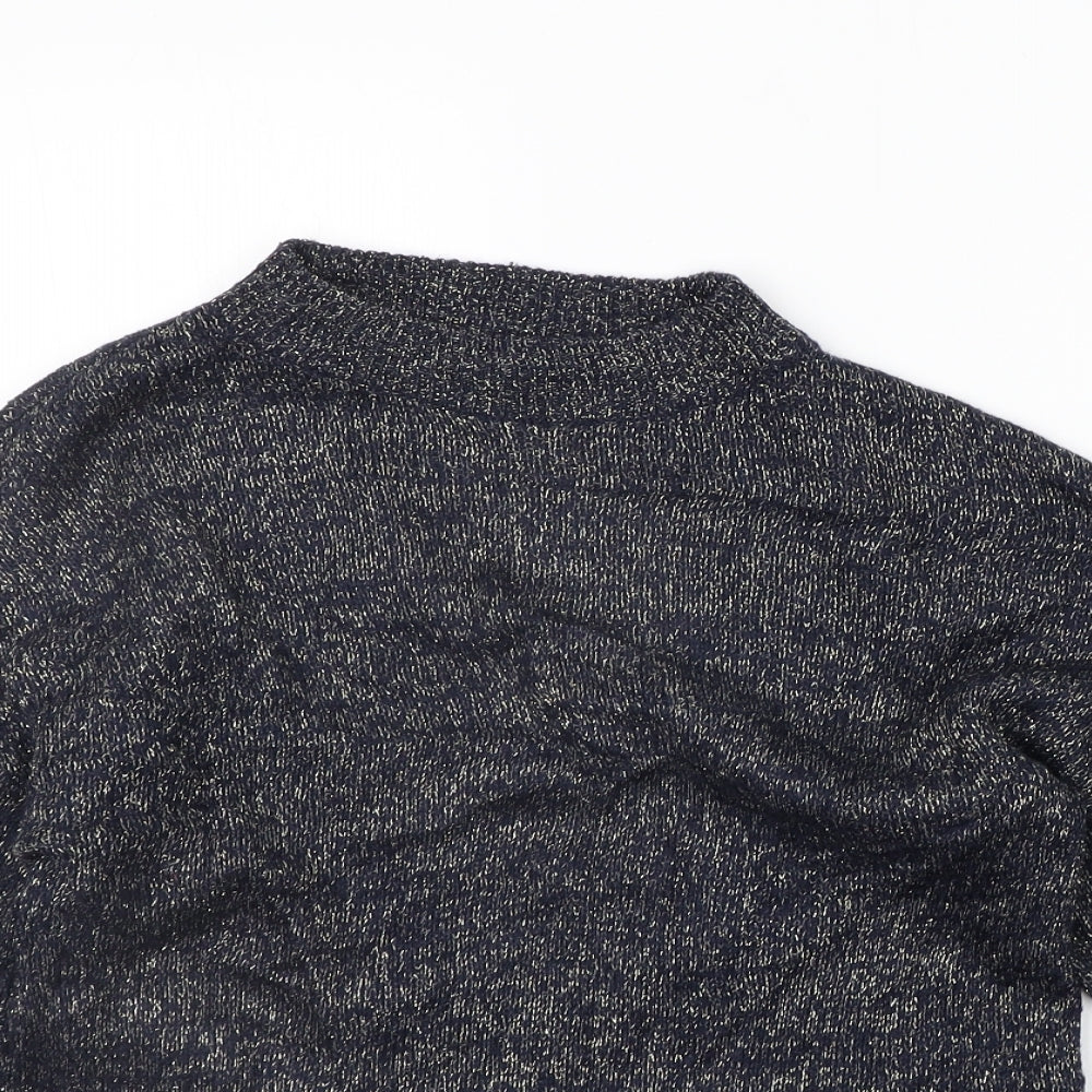 Womens UK Size 10 Warehouse Blue Pullover Jumper