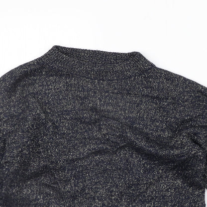 Womens UK Size 10 Warehouse Blue Pullover Jumper