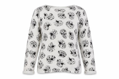 Womens UK Size M Warehouse White Pullover Jumper
