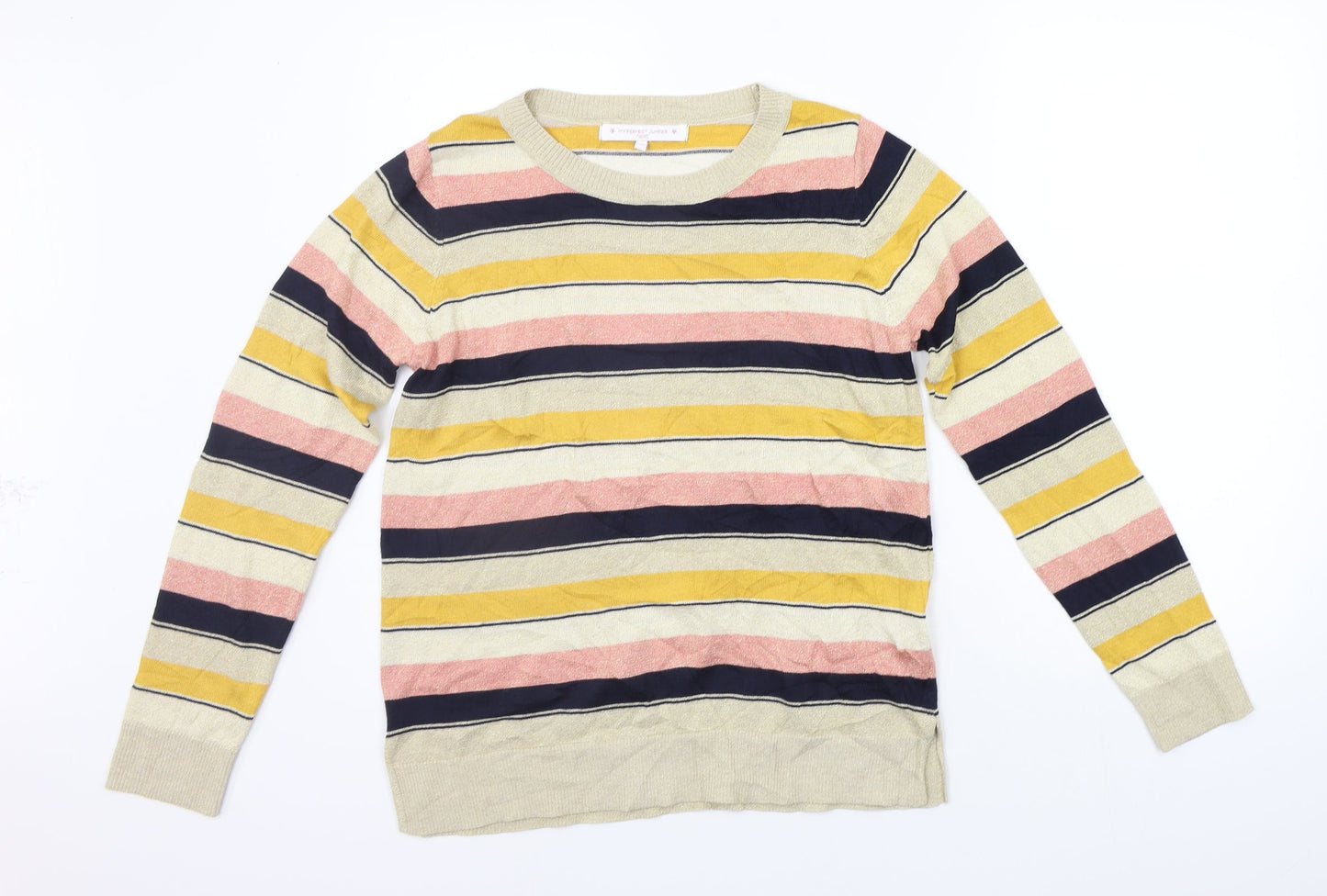 Womens UK Size 10 NEXT Yellow Pullover Jumper