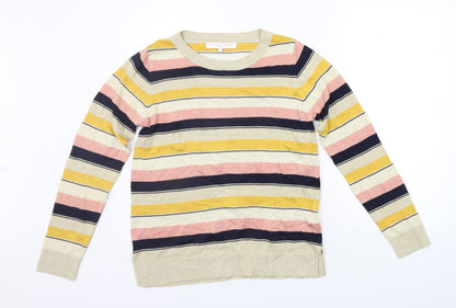 Womens UK Size 10 NEXT Yellow Pullover Jumper