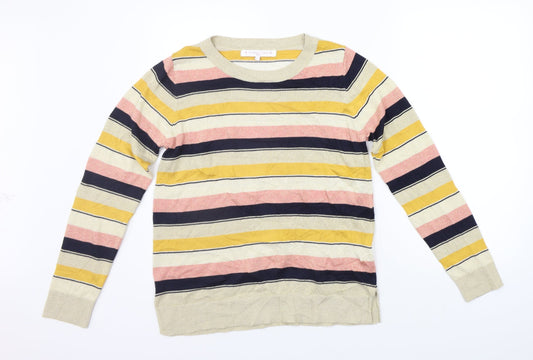 Womens UK Size 10 NEXT Yellow Pullover Jumper