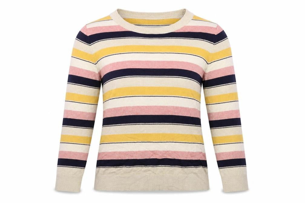 Womens UK Size 10 NEXT Yellow Pullover Jumper