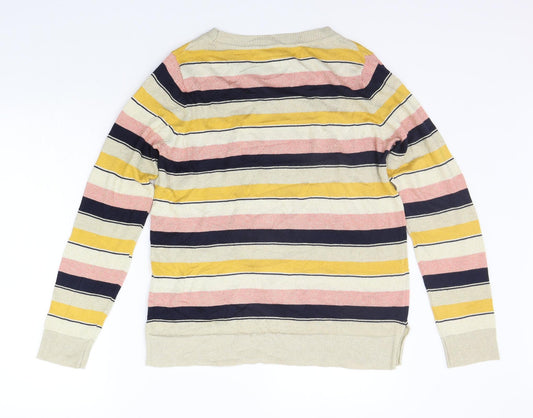 Womens UK Size 10 NEXT Yellow Pullover Jumper