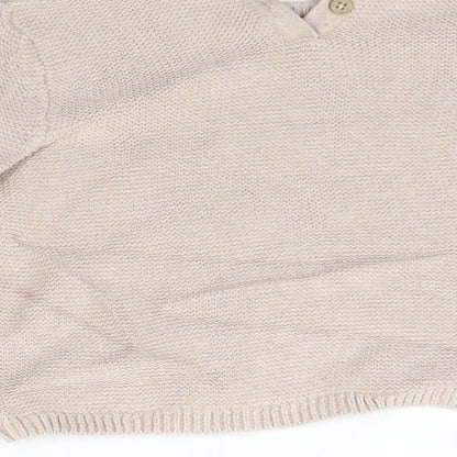 NEXT Girls Beige   Pullover Jumper Size 12-18 Months