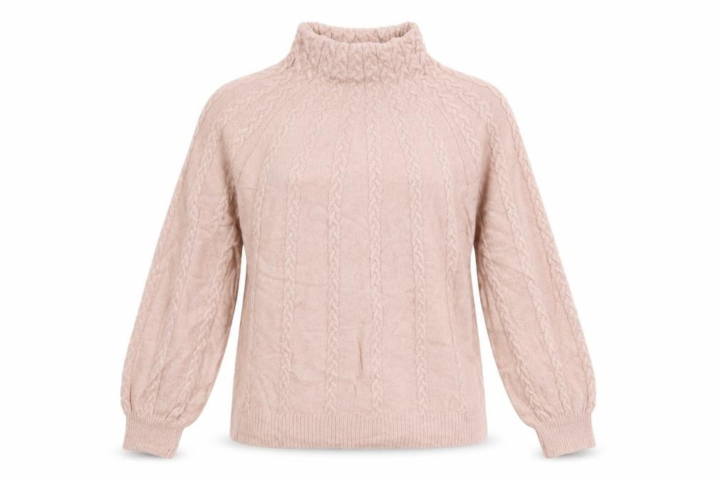 Womens UK Size L George Beige Pullover Jumper