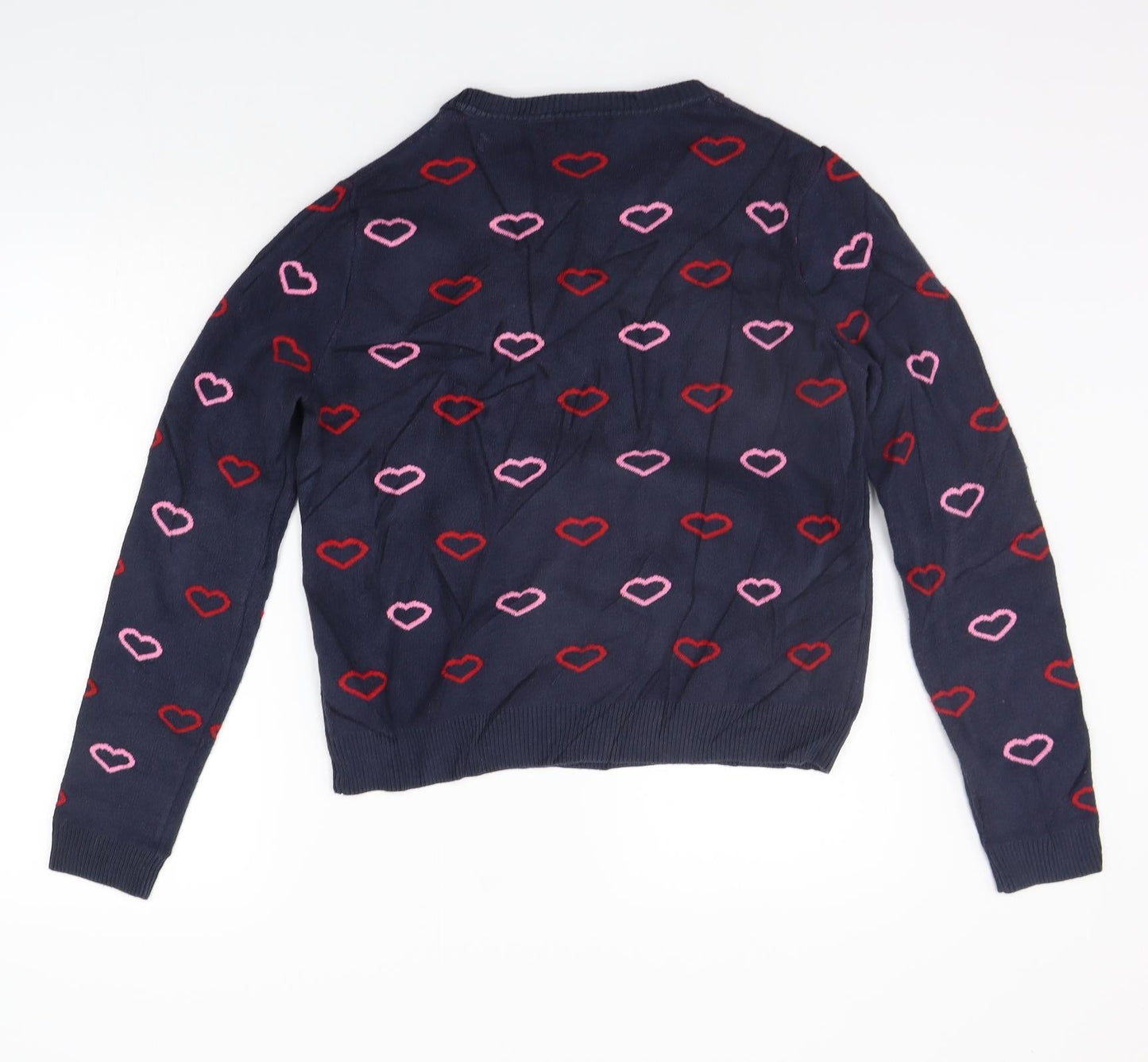 Womens UK Size 8 Topshop Blue Pullover Jumper