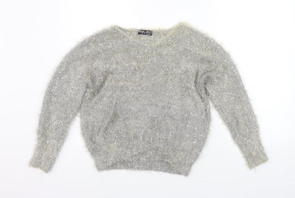 Womens UK Size 14 Select Grey Pullover Jumper