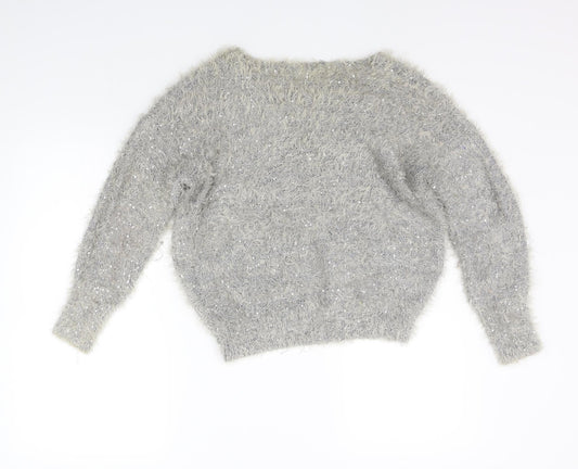 Womens UK Size 14 Select Grey Pullover Jumper