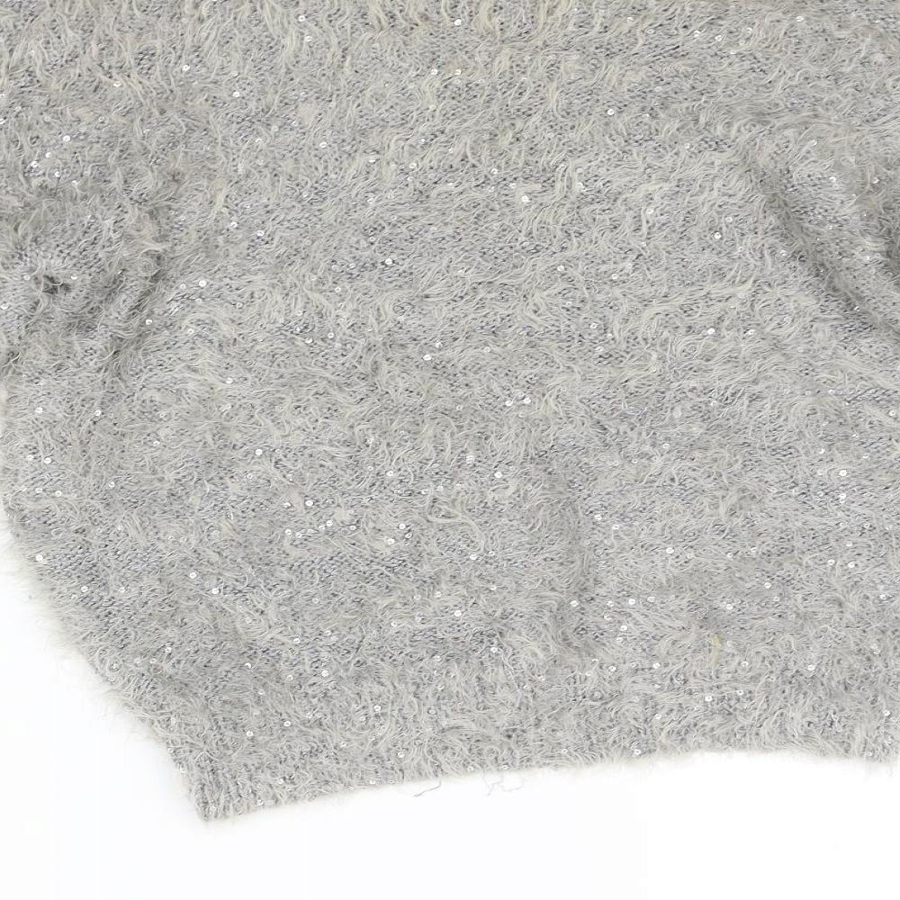 Womens UK Size 14 Select Grey Pullover Jumper