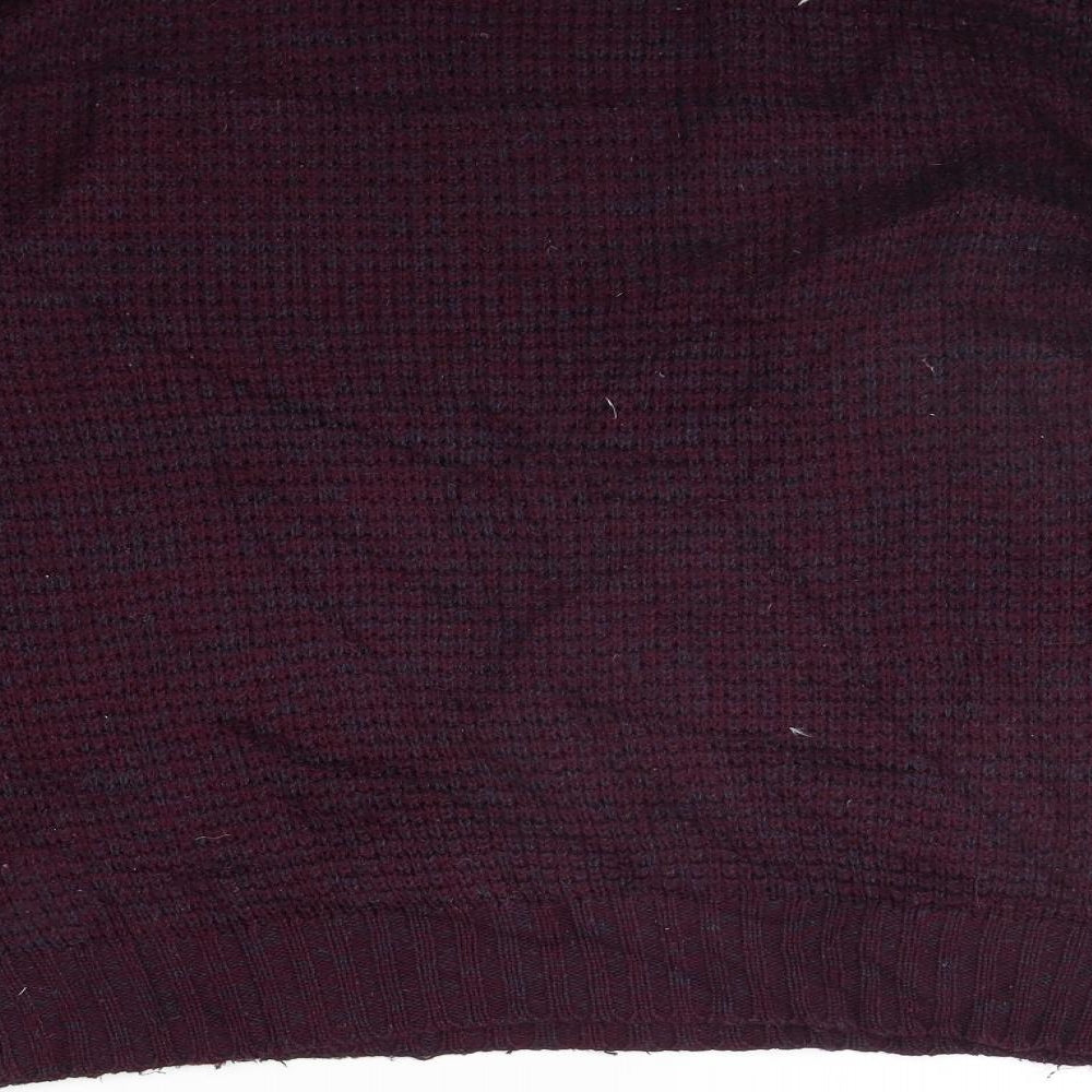 Brave Soul Mens Purple   Pullover Jumper Size XL