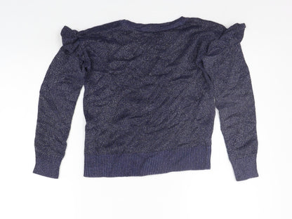 Gap Boys Black   Pullover Jumper Size 8 Years