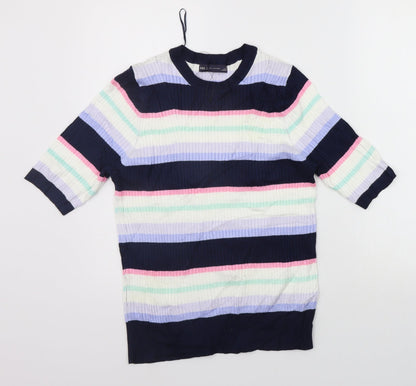 Womens UK Size 14 Marks and Spencer Multicoloured Pullover Jumper