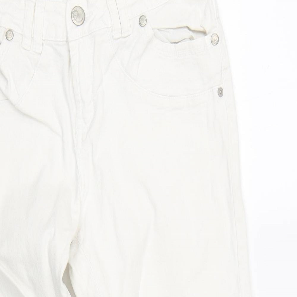 Cherokee Womens White  Denim Cropped Jeans Size 12 L21.5 in