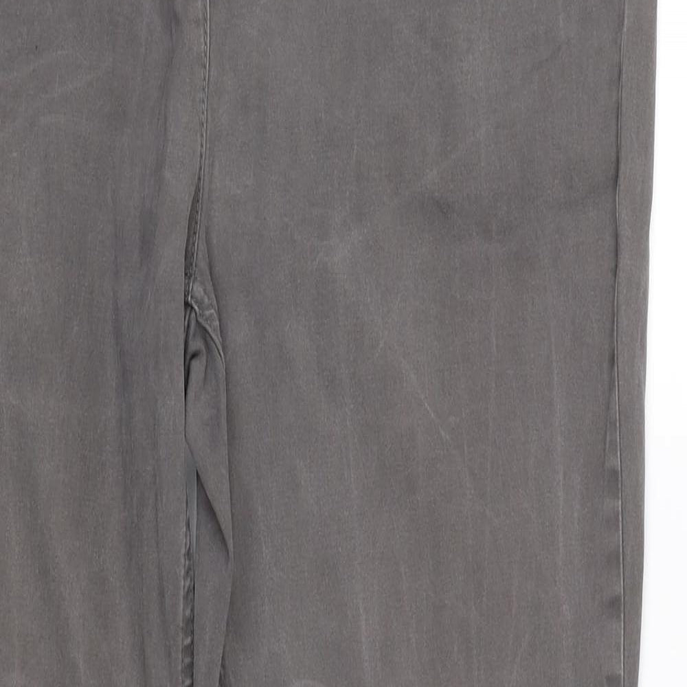 M&S Womens Grey   Trousers  Size 12 L27.5 in