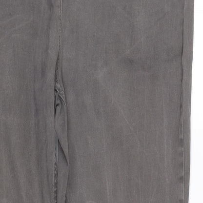 M&S Womens Grey   Trousers  Size 12 L27.5 in