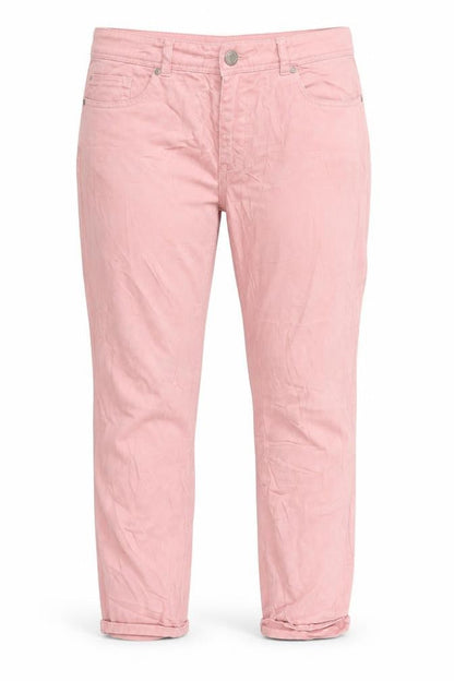 Outfit Fashion Womens Pink  Denim Straight Jeans Size 38 L24 in