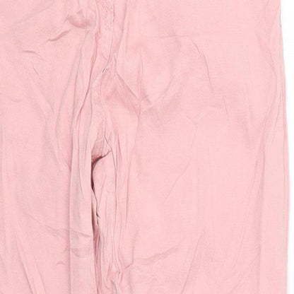 Outfit Fashion Womens Pink  Denim Straight Jeans Size 38 L24 in