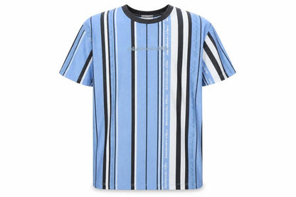George Boys Blue Striped  Basic T-Shirt Size 9-10 Years