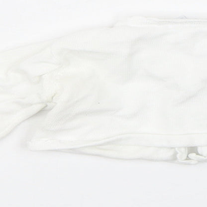 Bluezoo Girls White   Cardigan Jumper Size 3-6 Months
