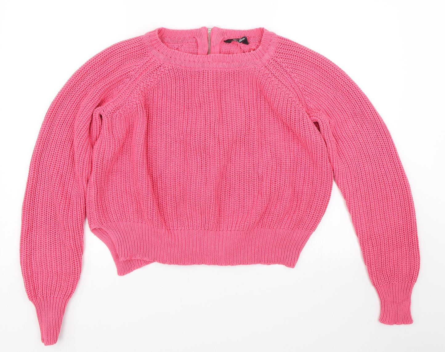 MISS MILLA Womens Pink   Full Zip Sweatshirt Size XL