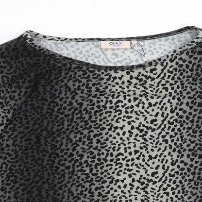 Womens UK Size M Only Grey Pullover Jumper