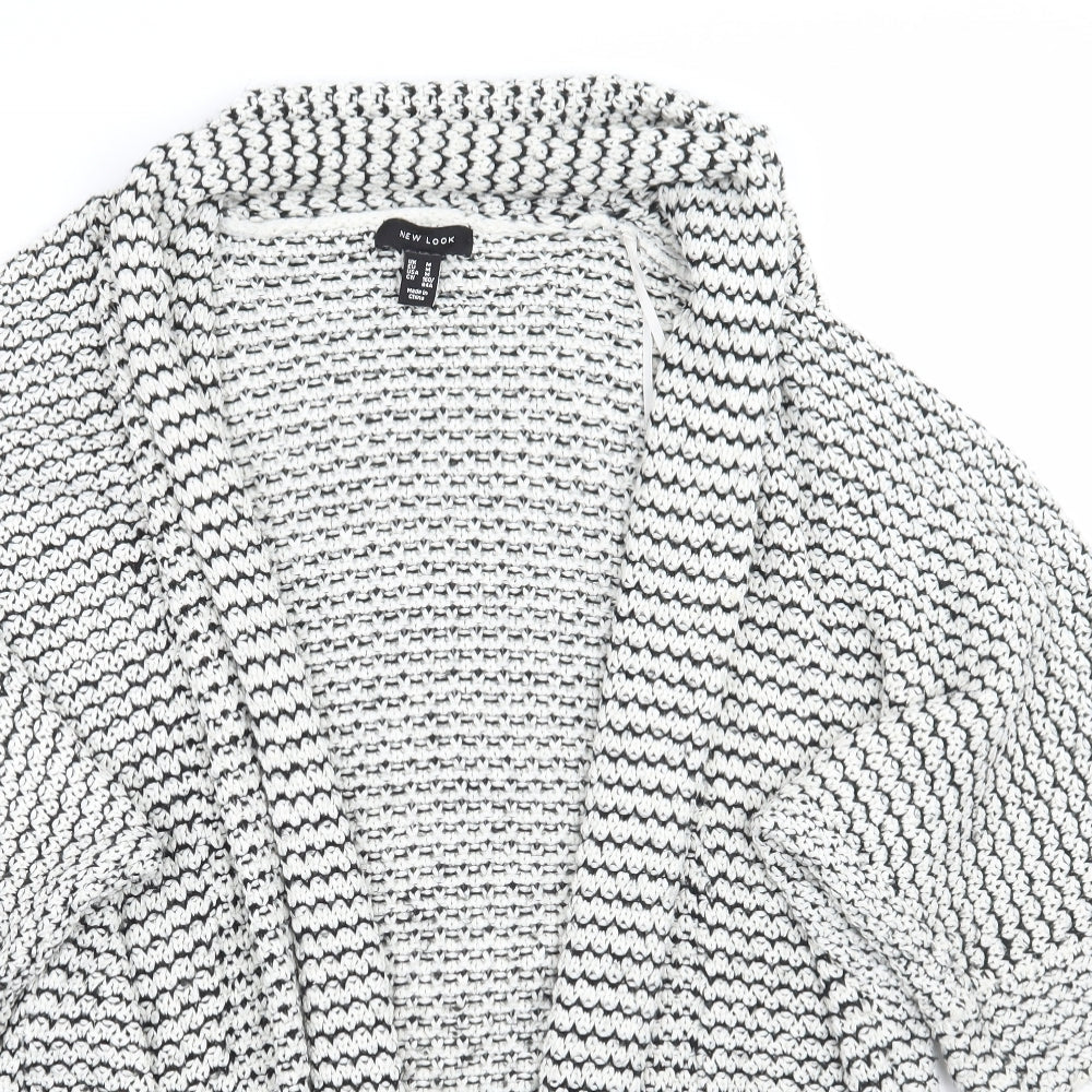 Womens UK Size M Newlook White Cardigan Jumper