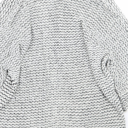 Womens UK Size M Newlook White Cardigan Jumper