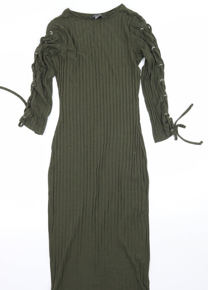 Primark Womens Green   A-Line  Size 6