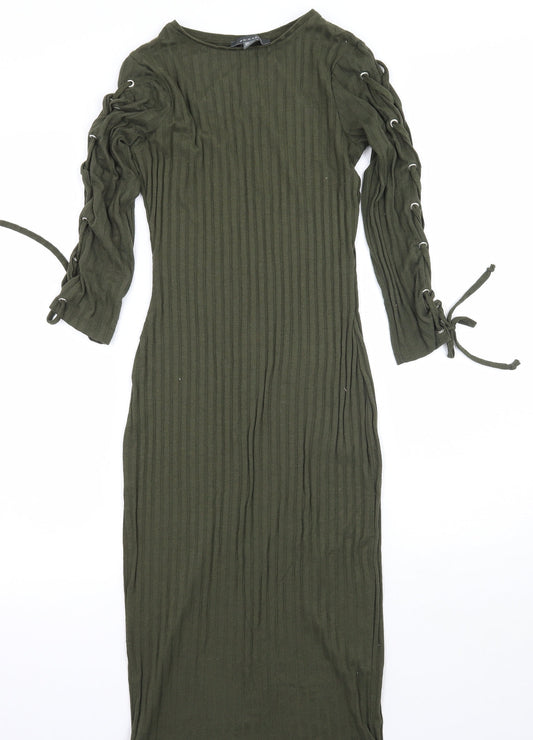 Primark Womens Green   A-Line  Size 6