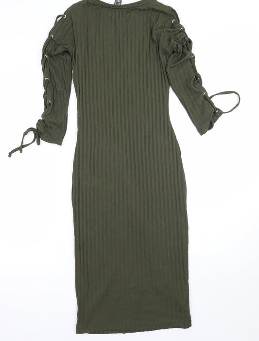 Primark Womens Green   A-Line  Size 6